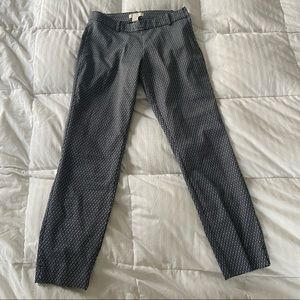 geometric crop slacks